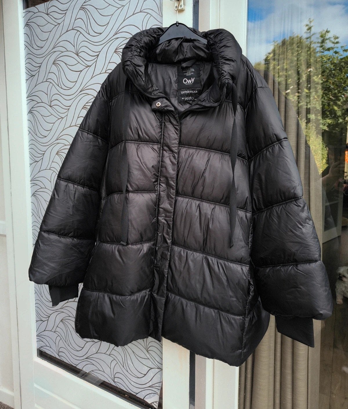 Hele mooie zgan zwarte Yesta jas maat 54/56, Kleding | Dames, Zwart, Maat 46/48 (XL) of groter, Yesta, Ophalen of Verzenden