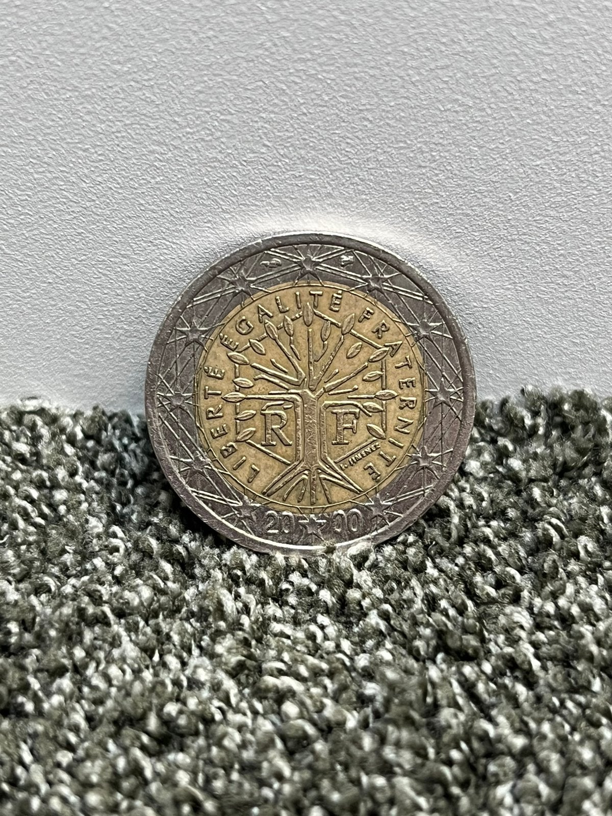 2 euromunt, Postzegels en Munten, Verzenden, 2 euro, Goud, Frankrijk
