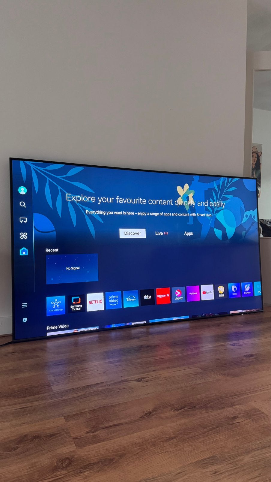 Samsung – 85” QLED 4K Smart TV (2024), Ophalen, QLED, 50 Hz, Zo goed als nieuw