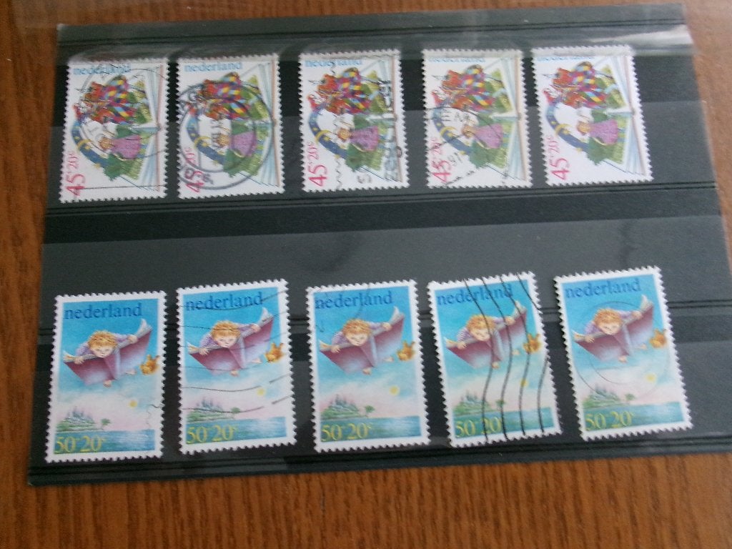1980 - 5 set kinderzegels (167g), Verzenden, Gestempeld