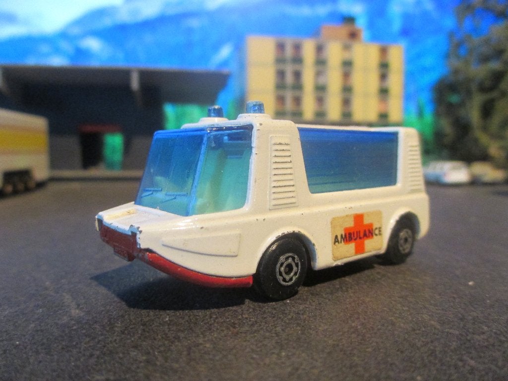 1:?? Stretcha Fletcha Lesney Matchbox Nr.46 Ambulance, Ophalen of Verzenden, Gebruikt, Auto