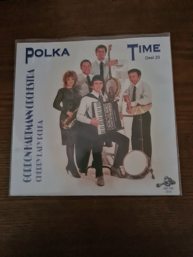 Gordon Hartmann Orchestra  Polka Time deel 20, Ophalen of Verzenden, Zo goed als nieuw, 7 inch, Levenslied of Smartlap