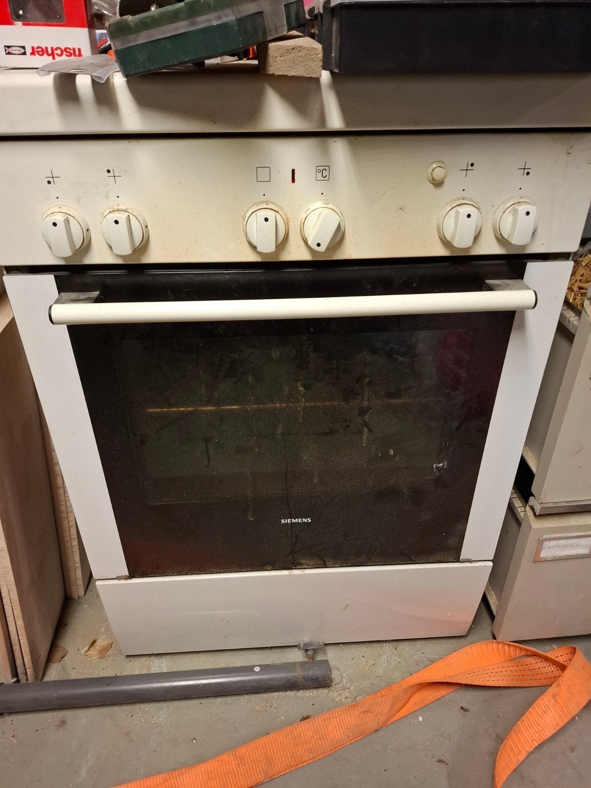 Siemens Vrijstaand Fornuis op gas met elektrische Oven, Ophalen, Gebruikt, 60 cm of meer, 4 kookzones