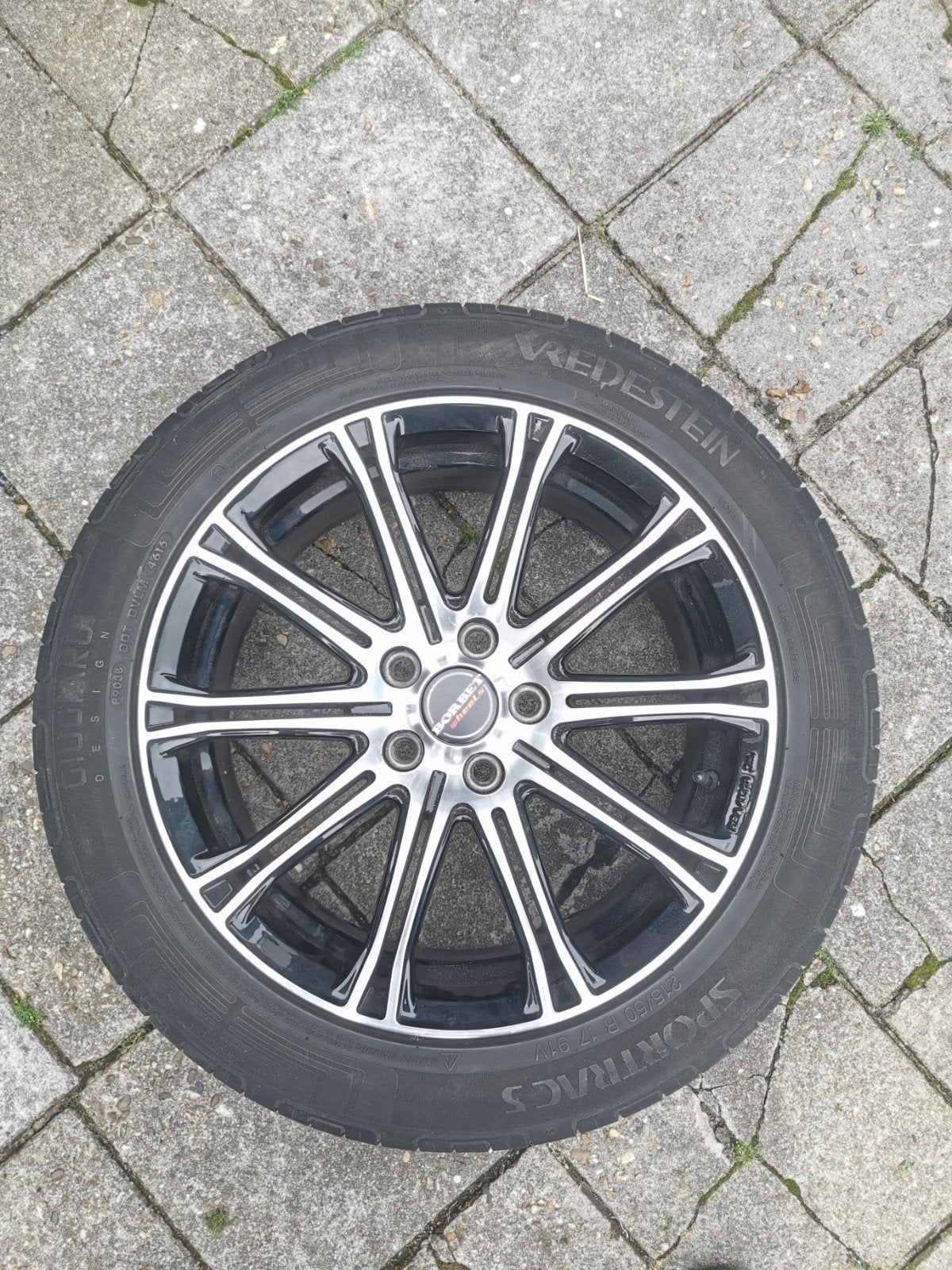 Volvo velgen Borbet CW1, Ophalen, Banden en Velgen, 17 inch, Personenwagen
