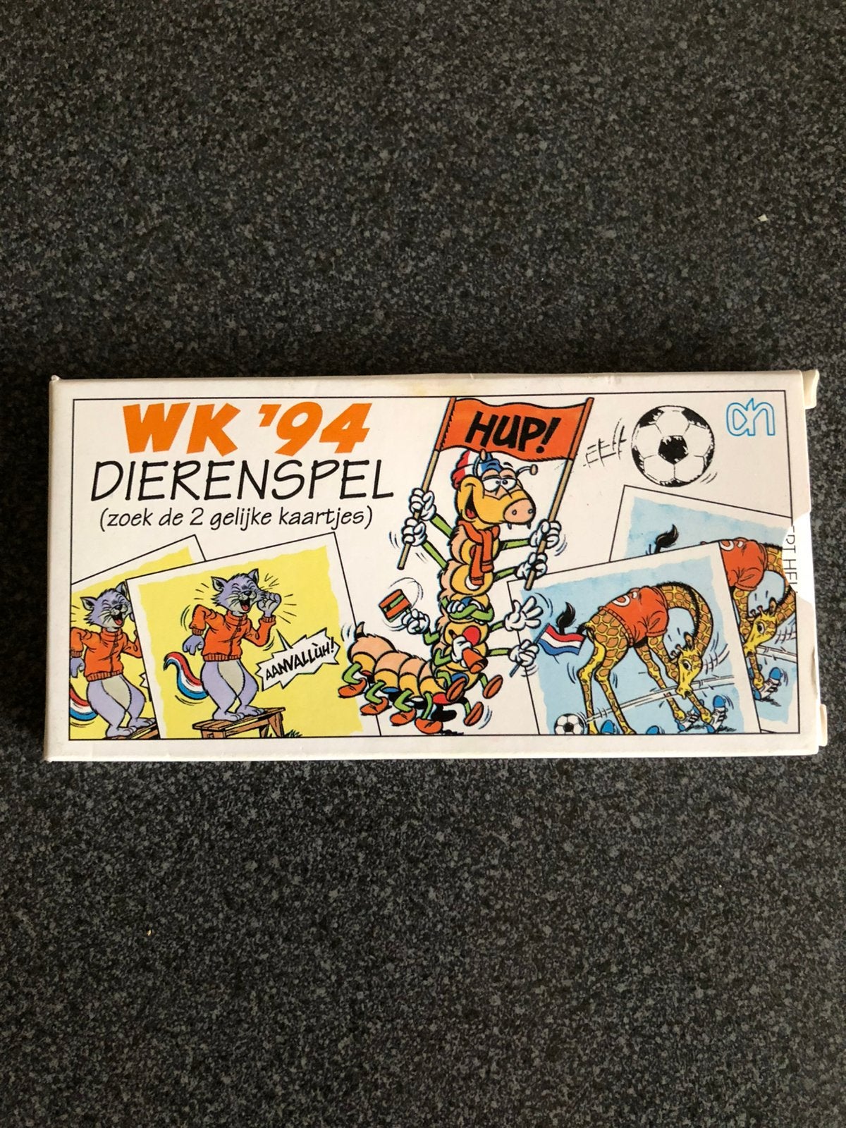 WK Voetbal 1994 dierenspel, Verzamelen, Ophalen of Verzenden, Zo goed als nieuw, Kwartet(ten)