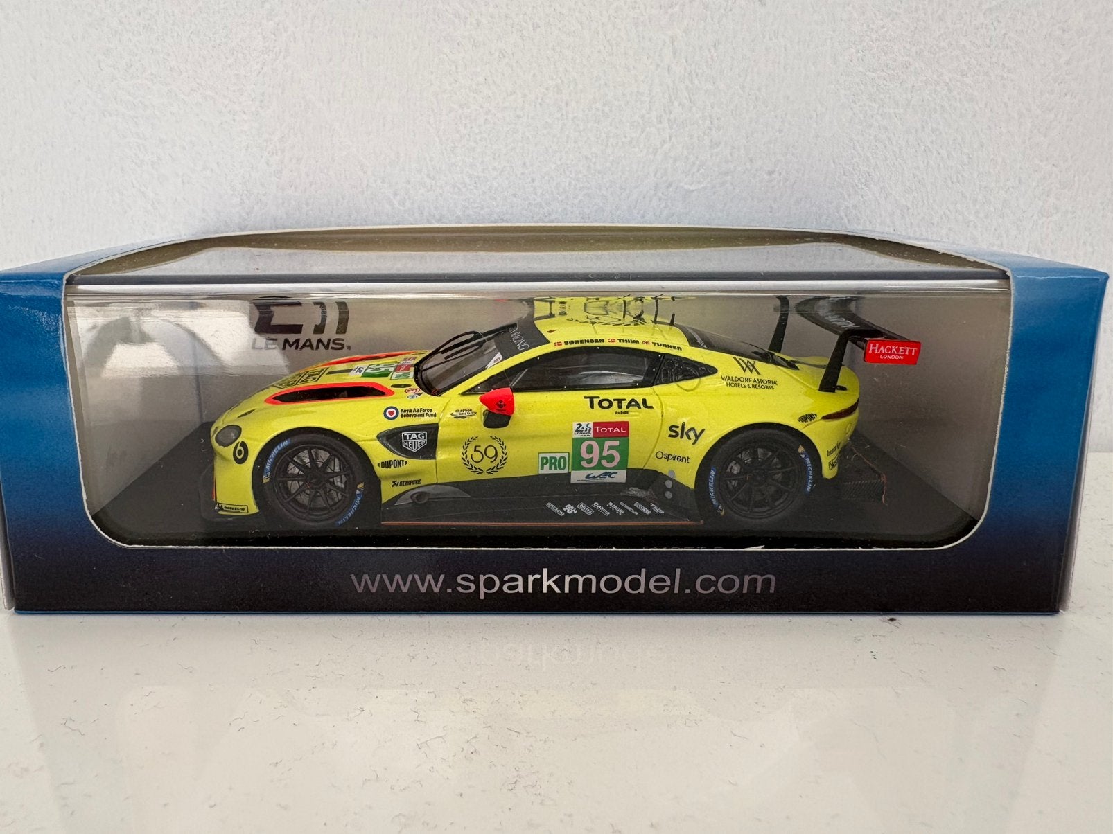 1:43 Spark Aston Martin Vantage Le mans 2019, Ophalen of Verzenden, Nieuw, Auto, Overige merken