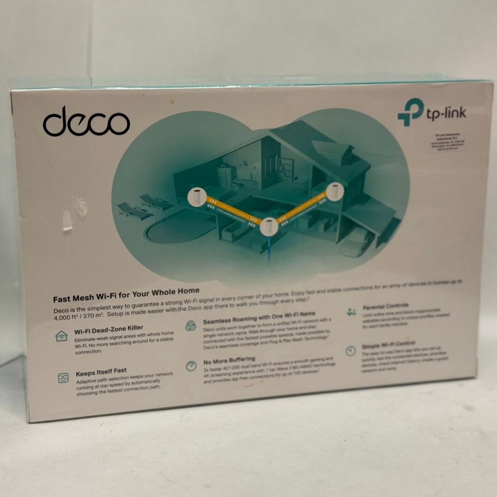 TP-Link AC1200 Whole Home Mesh Wifi-systeem Deco M4 (3-pack), Computers en Software, Netwerk switches, TP-Link, Zo goed als nieuw
