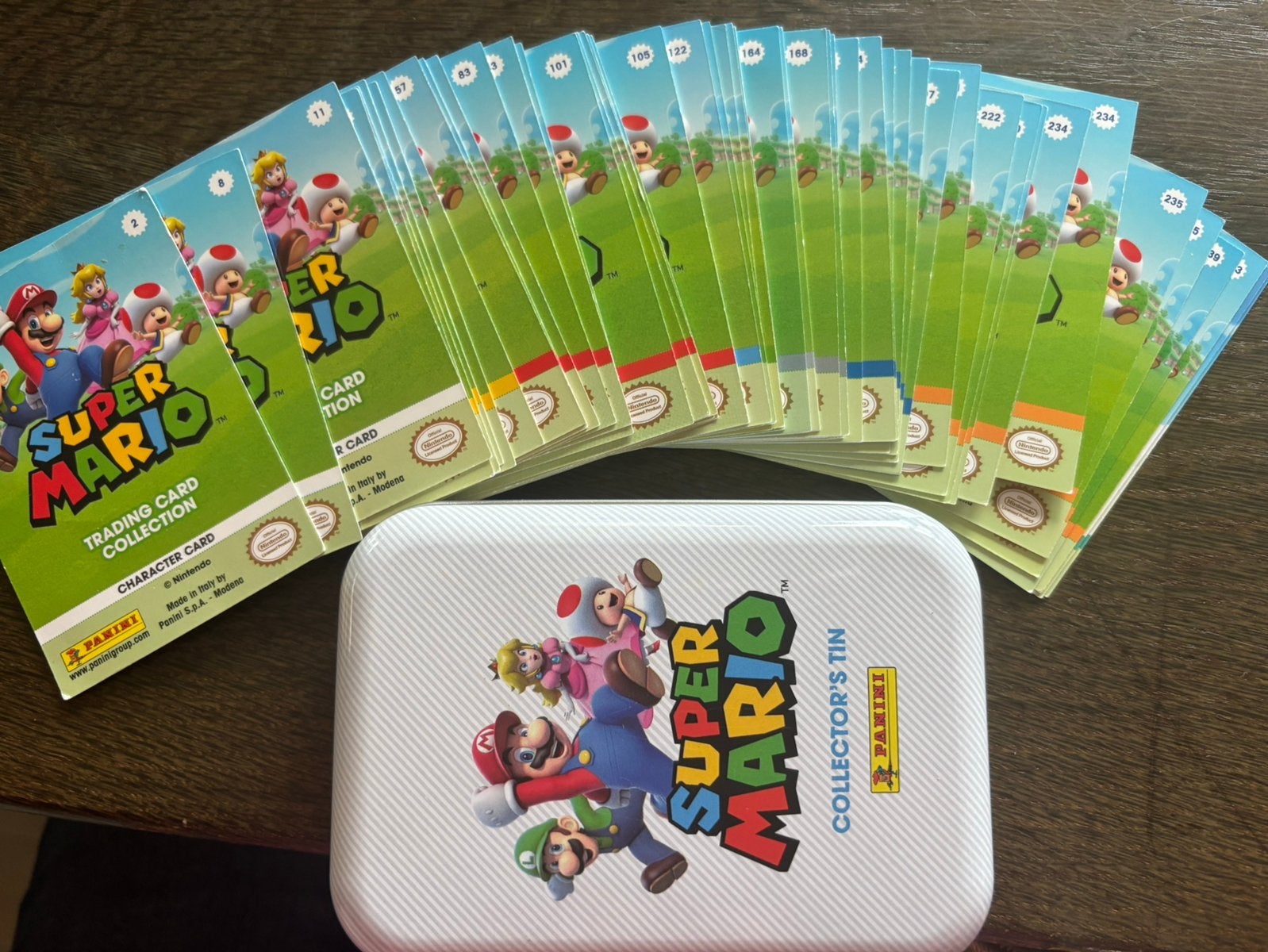 Panini Super Mario trading card, Hobby en Vrije tijd, Stickers en Plaatjes, Ophalen of Verzenden, Zo goed als nieuw, Plaatje