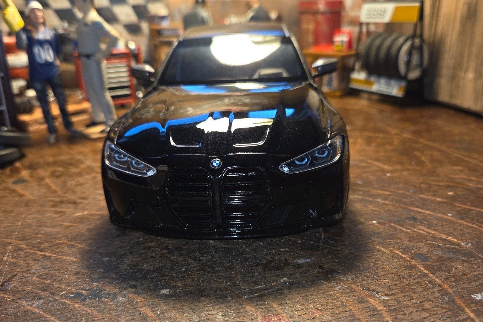 BMW M3-2020-Black Collectible Miniature Car, Black, Hobby en Vrije tijd, Verzenden, Zo goed als nieuw, Auto, MiniChamps