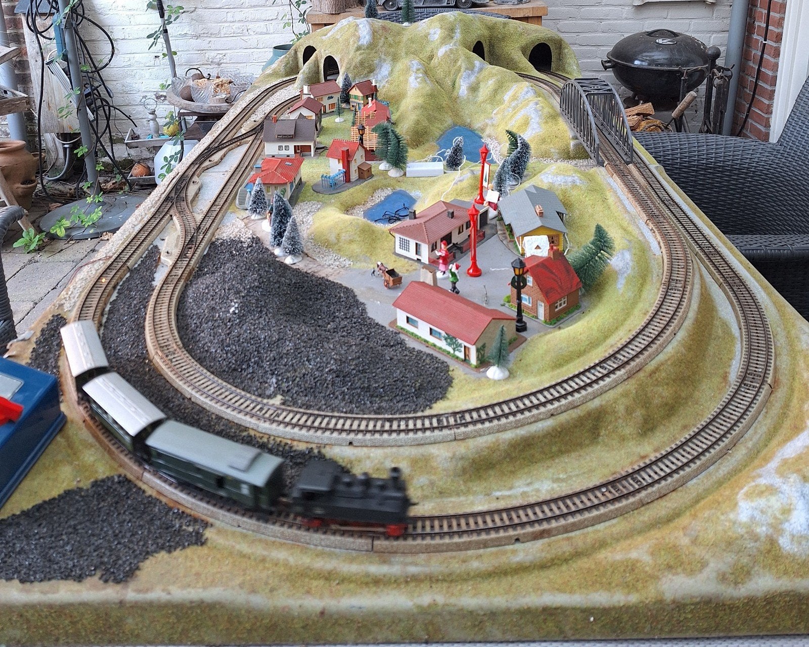 Märklin H0 Treinbaan met toebehoren - Ophalen Zevenbergen, Ophalen, Wisselstroom, Märklin, Gebruikt
