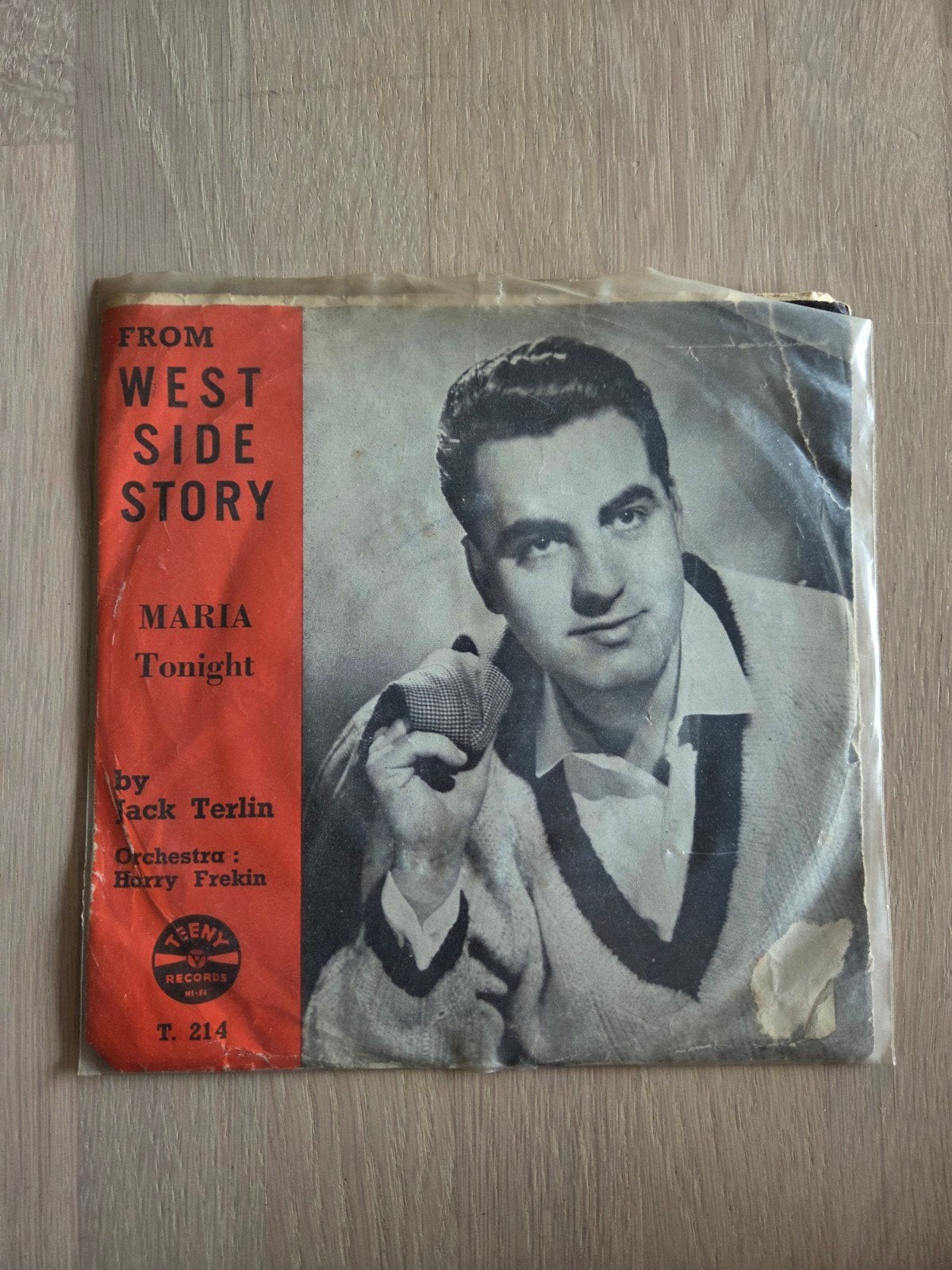 Jack Terlin - From West Side Story - Maria / Tonight, Cd's en Dvd's, Cd Singles, Ophalen of Verzenden, Gebruikt, Filmmuziek en Soundtracks
