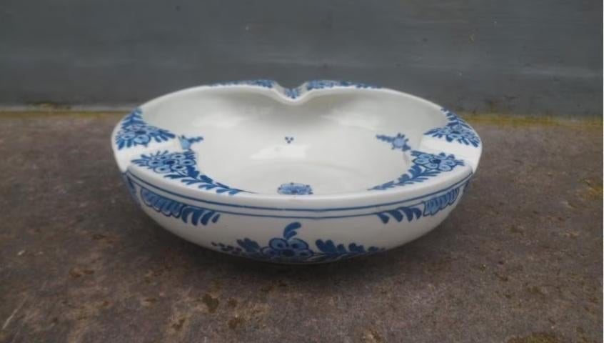 Asbak Delftsblauw De Porceleyne Fles Delfts schaal, Antiek en Kunst, Ophalen of Verzenden