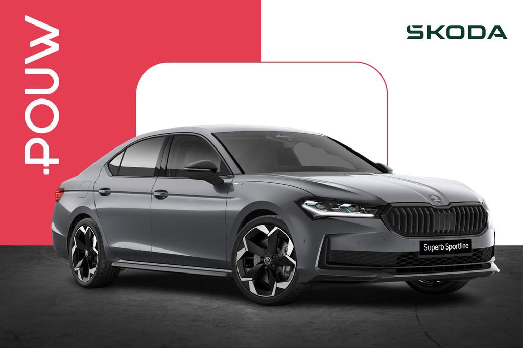 Skoda Superb 1.5 TSI 272pk PHEV Sportline Business | 19" Vel, Auto's, Skoda, 12 maanden, 1498 cc, 4 cilinders, 26 kWh