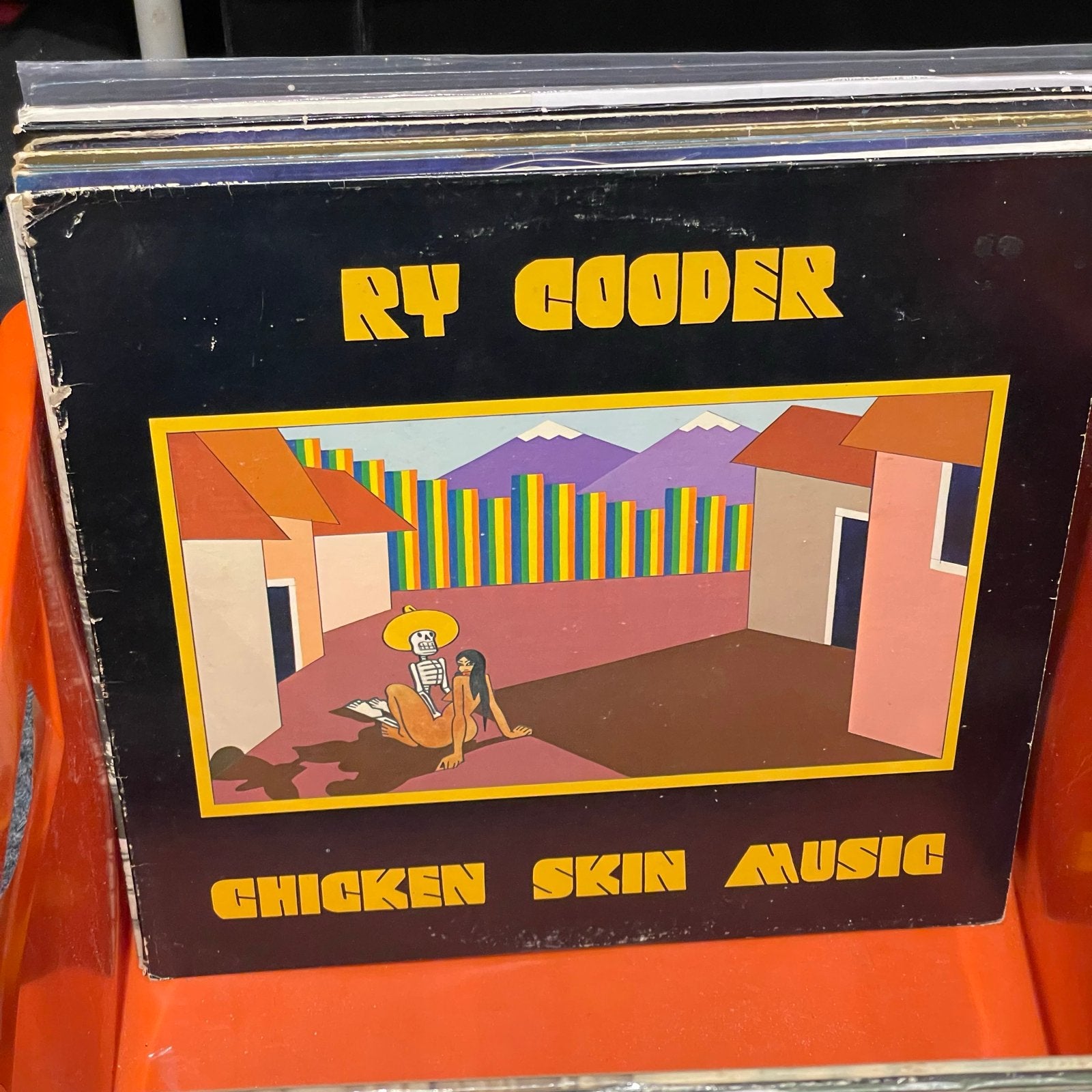 Ry Cooder - Chicken Skin Music LP (Gebruikt), Ophalen, LP, Gebruikt, Folk