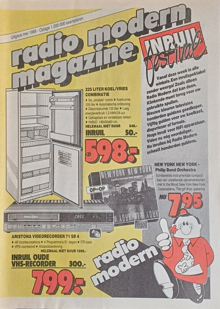 Vintage Radio Modern mei-Magazine (1988), Verzamelen, Ophalen of Verzenden, Audio en Video