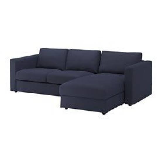 Ikea Vimle hoes blauw, Ophalen, Gebruikt, Eenpersoons, Blauw