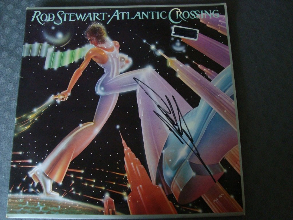 Rod stewart. Atlantic crossing, Ophalen of Verzenden, Zo goed als nieuw, 12 inch