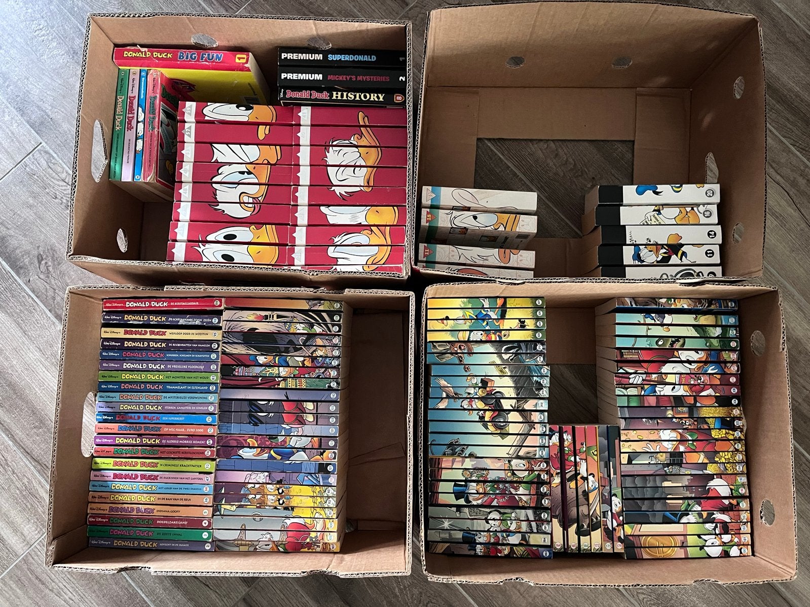 Grote collectie Donald Duck pockets - diverse reeksen, Meerdere stripboeken, Ophalen, Gelezen