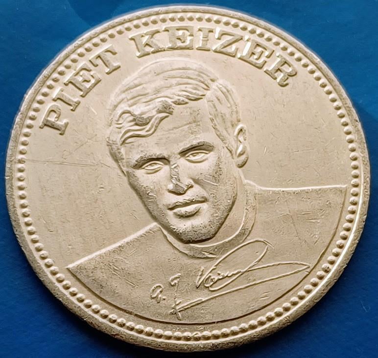 Penning - Piet Keizer Ajax - Shell 1970, Verzenden, Overige materialen, Nederland