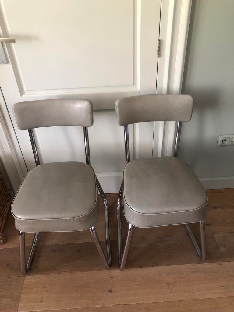 vintage jaren '50 Pullman stoelen, Ophalen of Verzenden