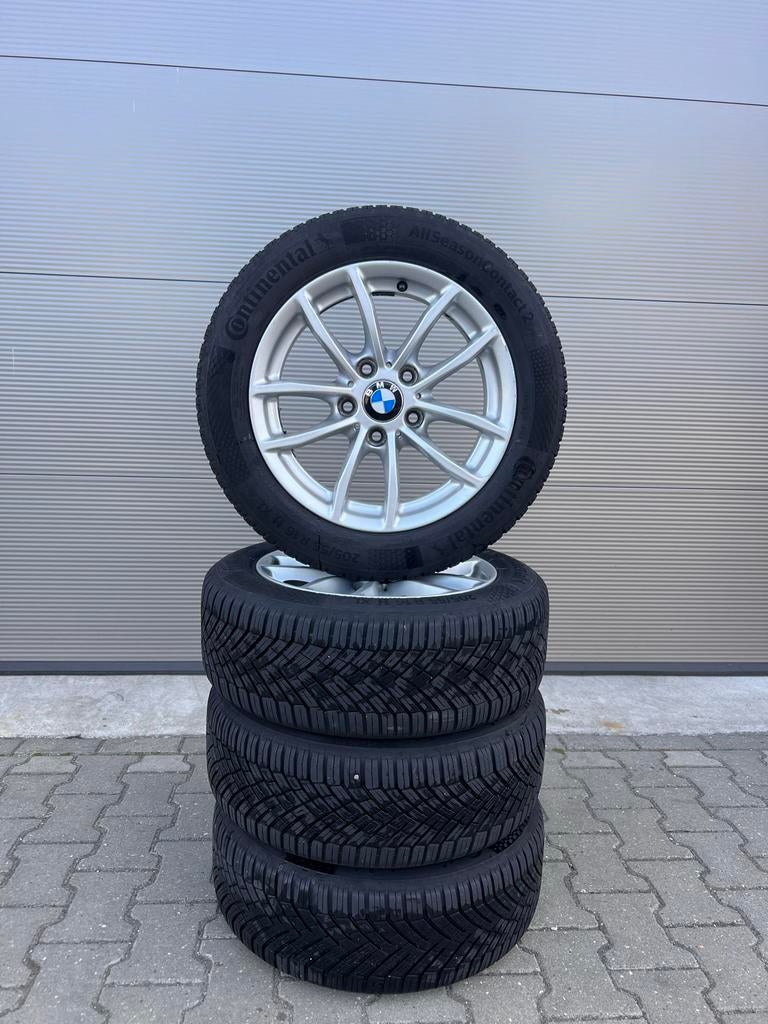 BMW 16 inch velgen styling 378 met Continental AllSeason, Auto-onderdelen, Banden en Velgen, Ophalen, Gebruikt, Banden en Velgen