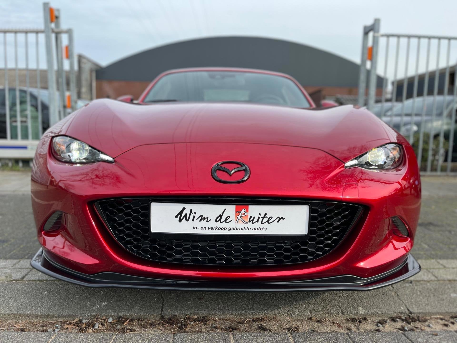 Mazda MX-5 1.5 SkyActiv-G 132 GT-M Roadster | Recaro sportst, Achterwielaandrijving, Gebruikt, Zwart, Bedrijf