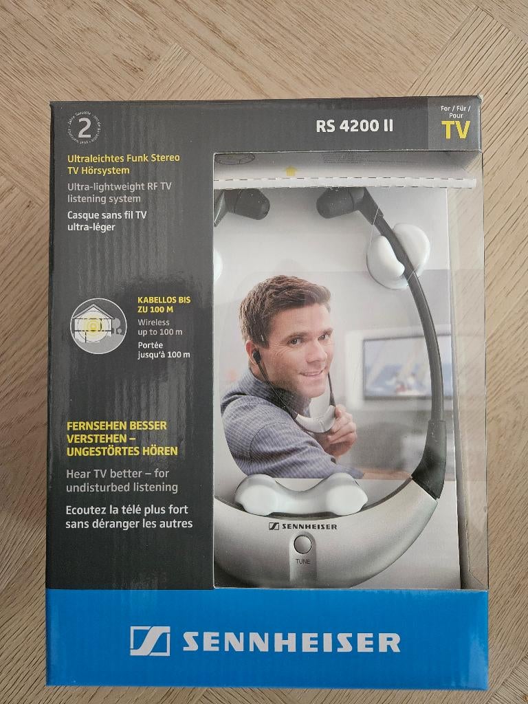 Sennheiser tr4200 koptelefoon draadloos, Sennheiser, Zo goed als nieuw, Draadloos, Op oor (supra aural)
