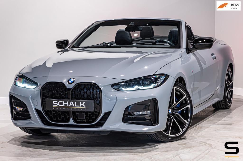 BMW 4-serie Cabrio 420i High Executive|LCI|M-sport PRO|H&K|, Auto's, BMW, Automaat, 1998 cc, Gebruikt, Zwart