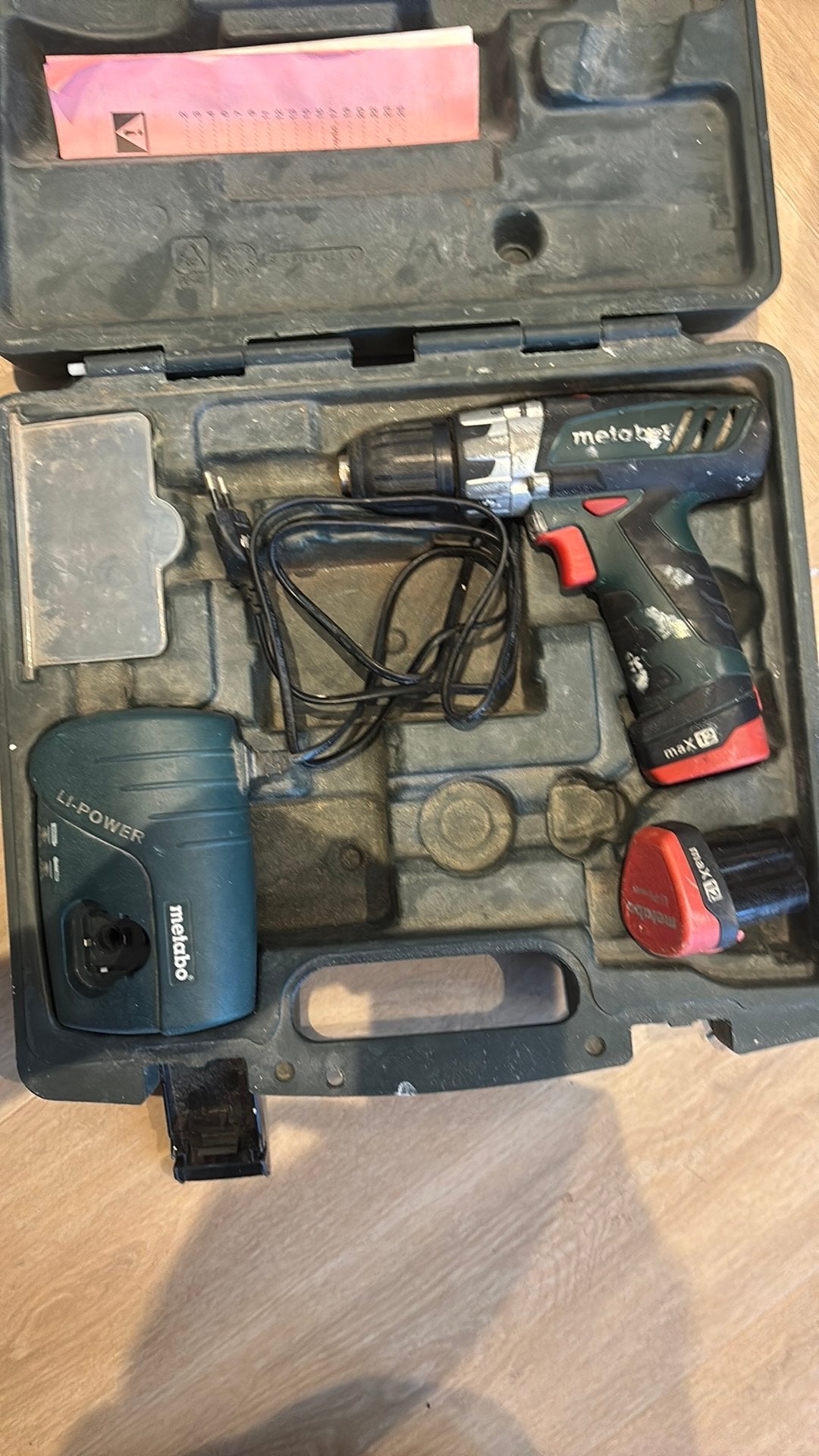 Metabo boor en schroefmachine, Ophalen, Zo goed als nieuw, Boor- en Schroefmachine