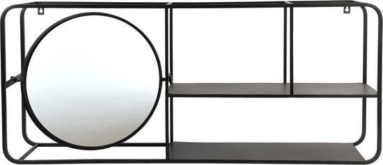Nieuw Wandrek industieel metaal met spiegel ., Ophalen, Nieuw, 100 tot 125 cm, Minder dan 100 cm