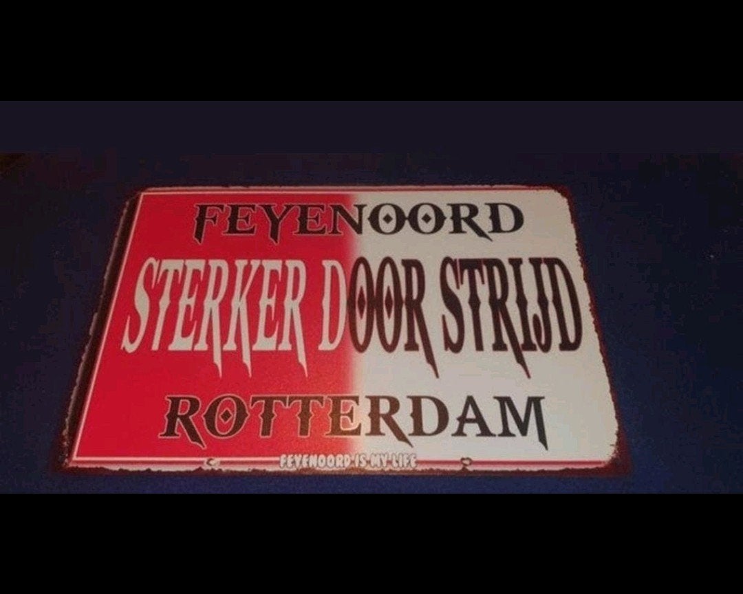 feyenoord wandbord, Verzamelen, Ophalen of Verzenden, Nieuw, Feyenoord
