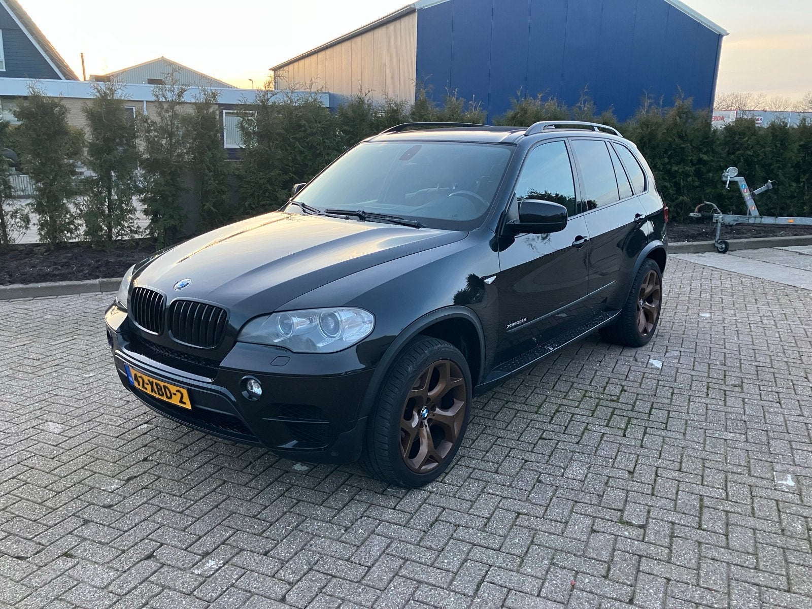BMW X5 2011 Zwart, Auto's, 2240 kg, 3500 cc, 255 €/maand, 7 stoelen