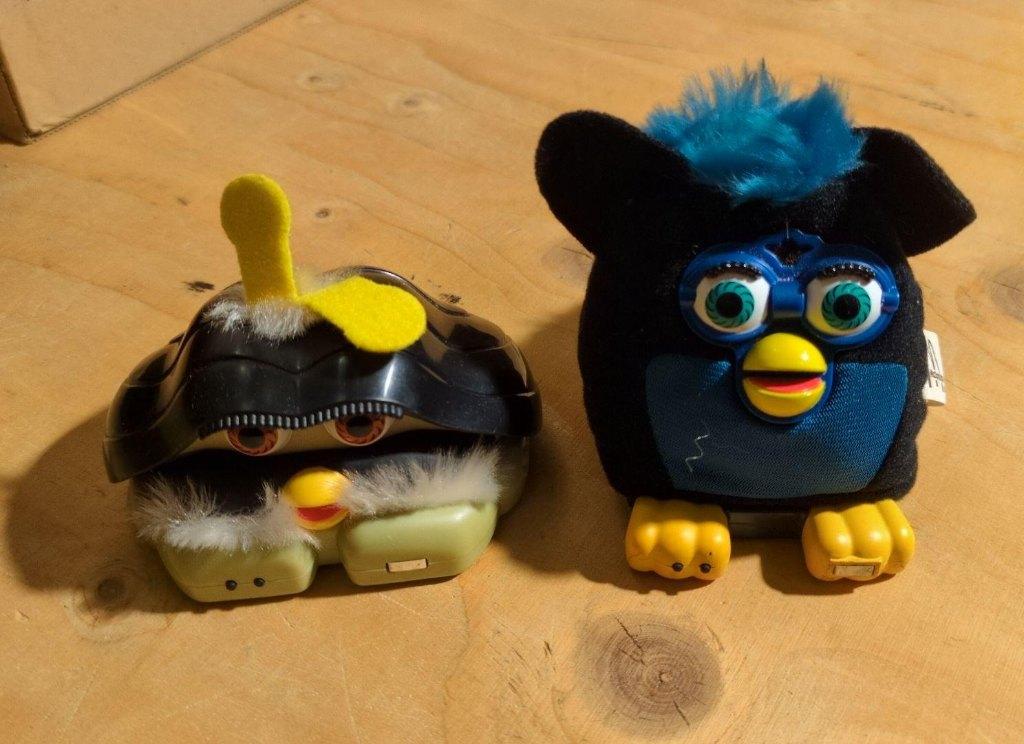 Set van 2 vintage Happy Meal Furby speeltjes 2001, Verzenden, Gebruikt
