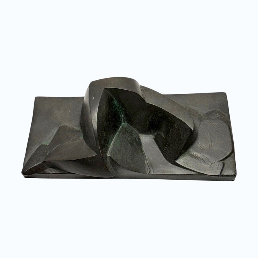 Guus Hellegers (1937-2019) - 'Topmodel III', 1993, Ophalen of Verzenden, Brons, 20 - 50 cm, Beeld