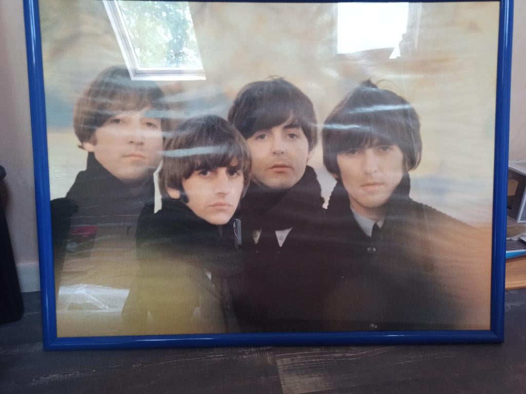 Beatles foto's, Verzamelen, Ophalen, Zo goed als nieuw, Poster, Artwork of Schilderij