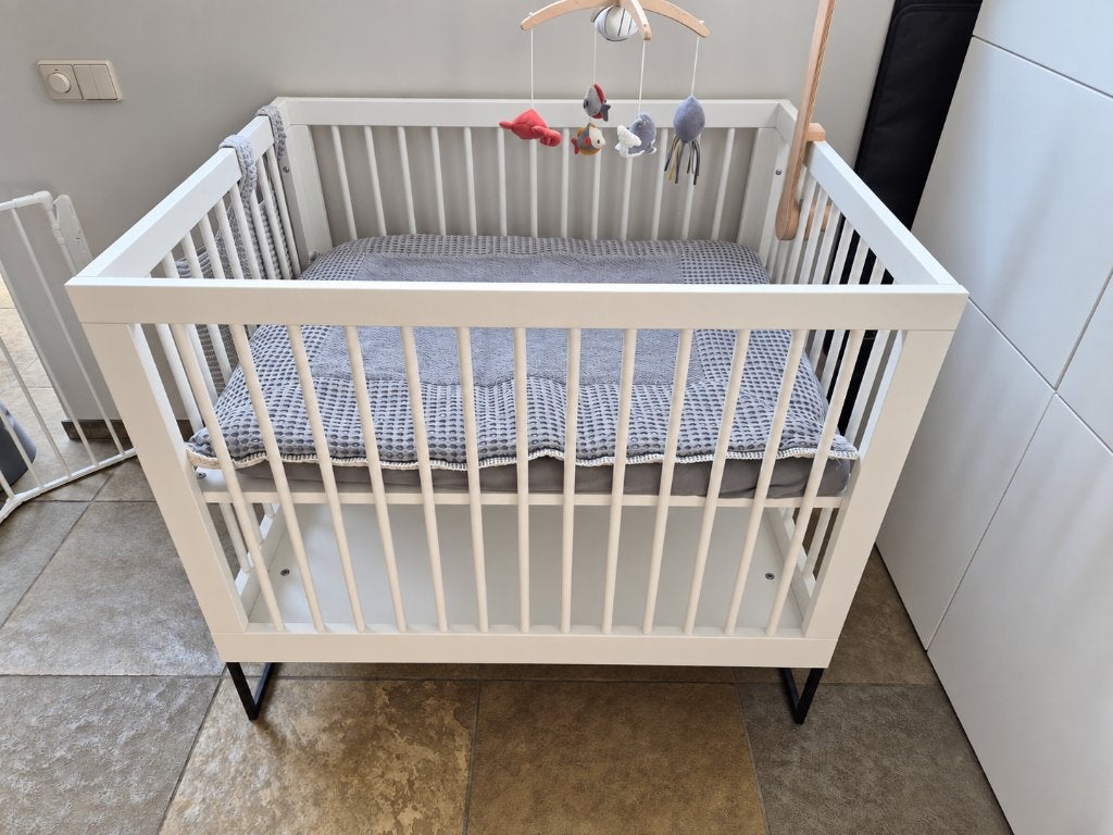 Kidsmill Intens 2 box inclusief matras en boxkleed 100x80 cm, Ophalen, Zo goed als nieuw, Rechthoekig, Boxkleed