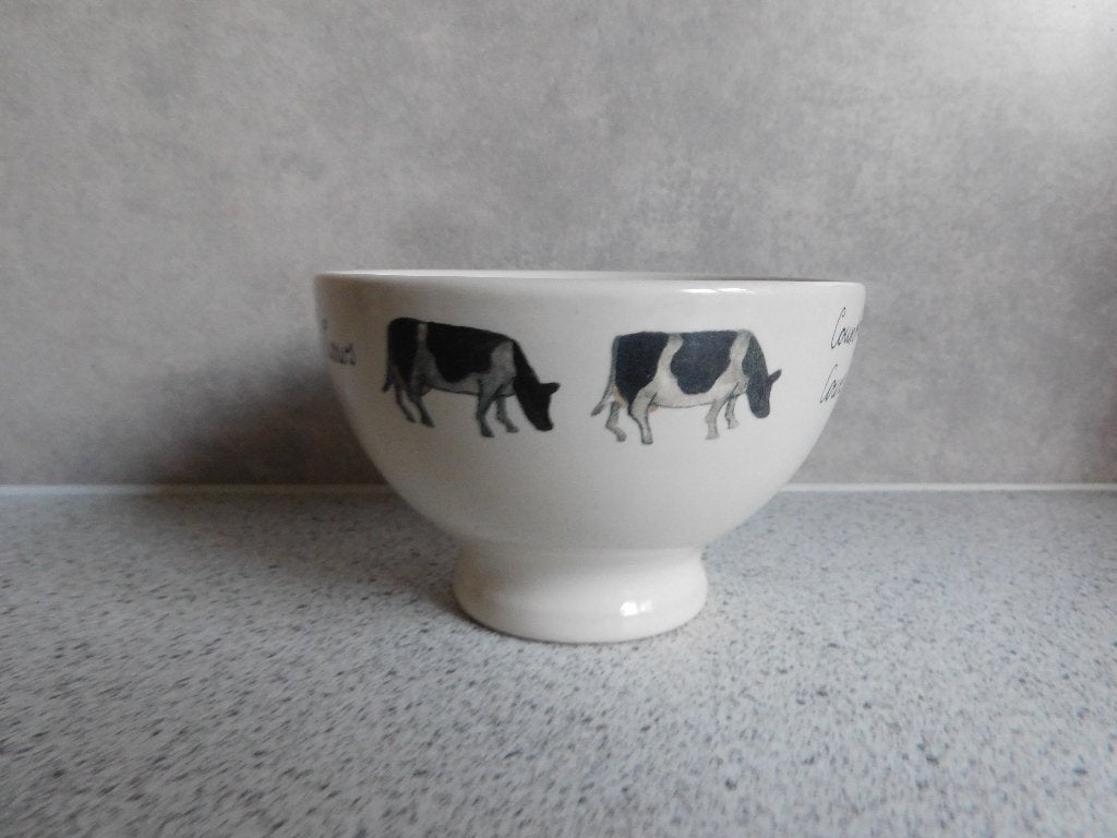 Kom Country Cows JET by ter Steege - 10 cm, Keramiek, Landelijk/Boerenbont, Ophalen of Verzenden, Zo goed als nieuw