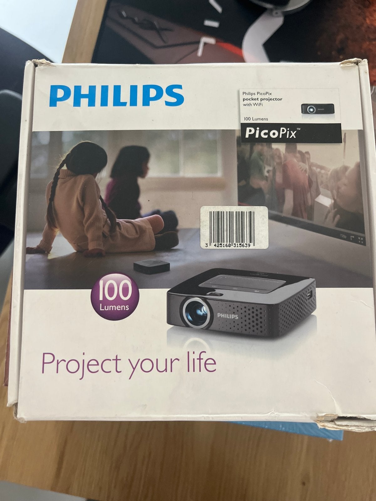 Philips PicoPix Pocket Projector met WiFi - PPX 3610, Audio, Tv en Foto, Beamers, Ophalen, Zo goed als nieuw, LED, Full HD (1080)