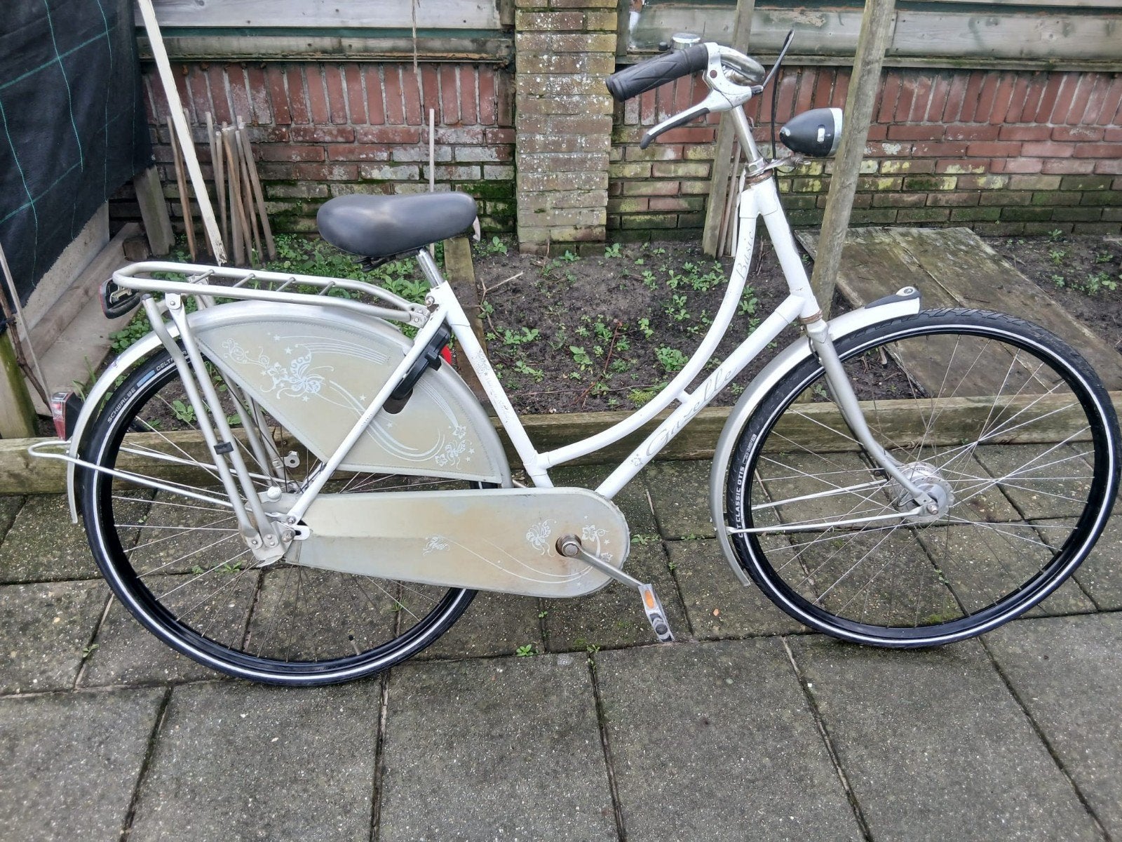 Gazelle dames omafiets, Ophalen, 56 cm of meer, Gazelle, Handrem