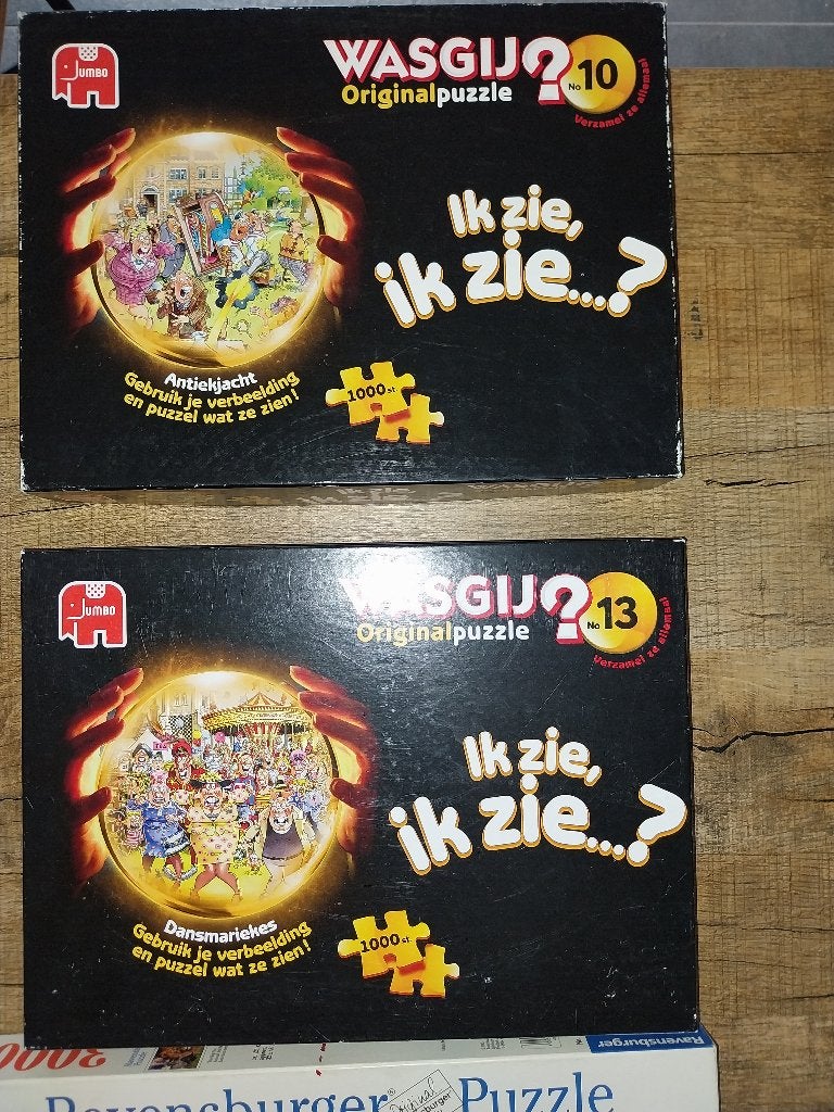 WaSGIJ? Originalpuzzels + Big five puzzel, Ophalen, Meer dan 1500 stukjes, Gebruikt, Legpuzzel