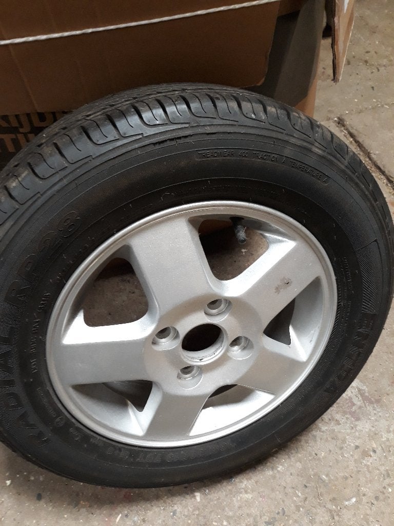 aluminium velg + band, Ophalen, Nieuw
