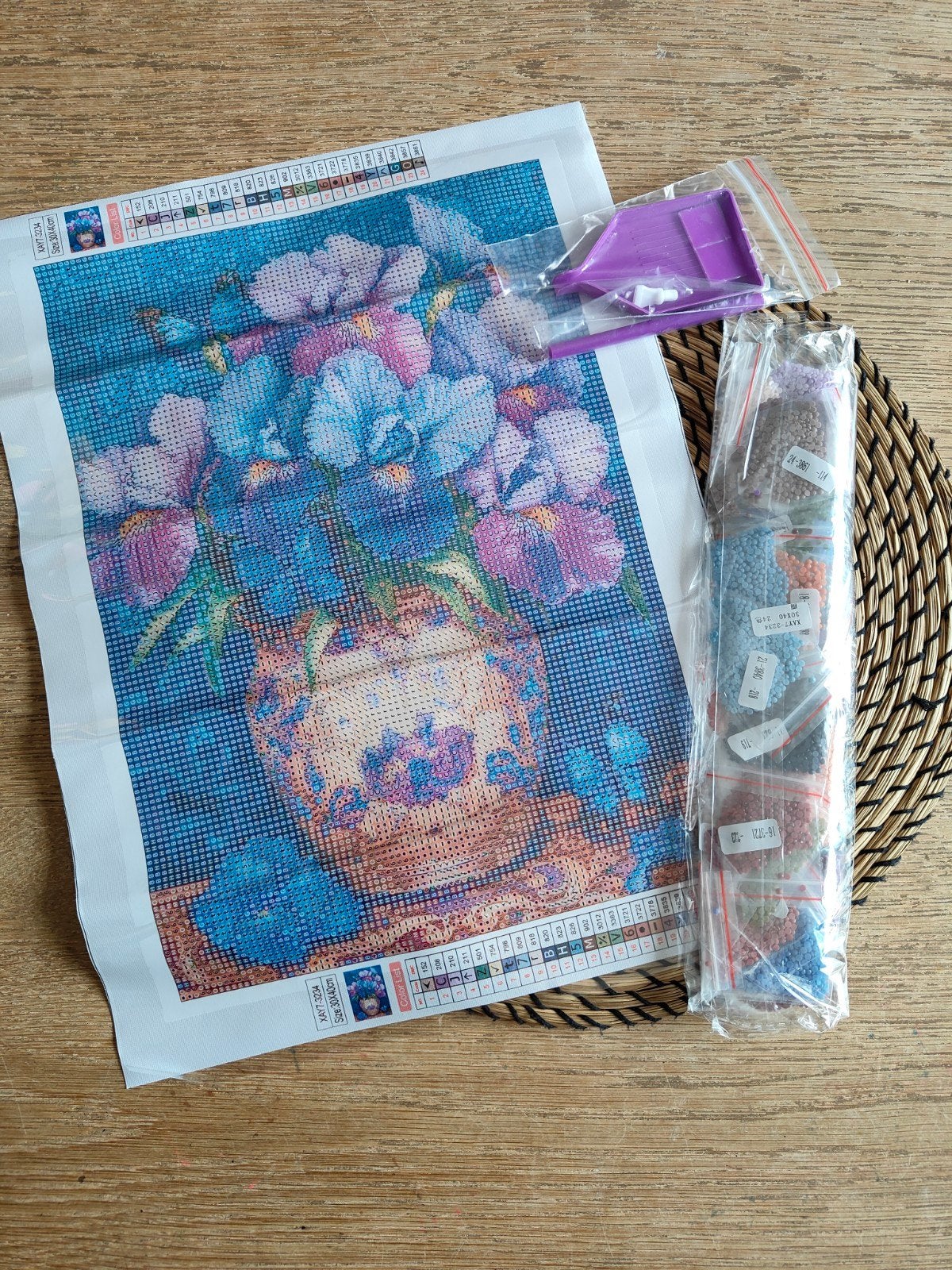 Diamond painting, Hobby en Vrije tijd, Knutselen, Ophalen of Verzenden, Nieuw, Natuur en Bloemen, Knutselwerk