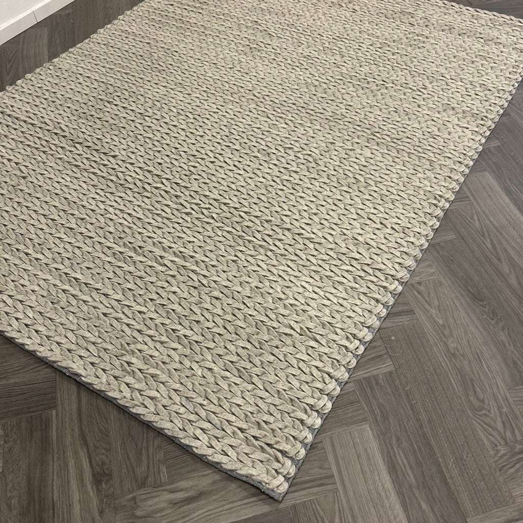 Brinker Kabel Grey Vloerkleed - 170x230cm, Brinker, Brinker, 200 cm of meer, Ophalen of Verzenden