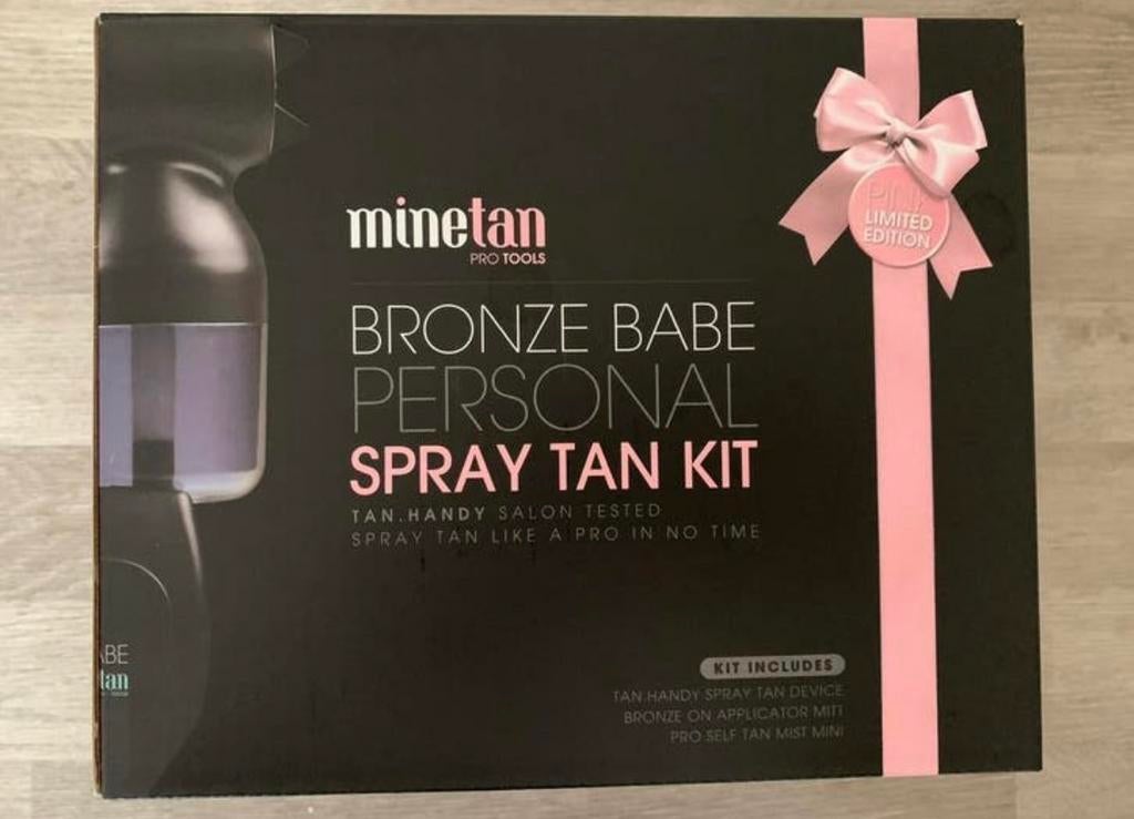 Minetan Bronze Babe Personal Spray Tan Kit NEW, Sieraden, Tassen en Uiterlijk, Uiterlijk | Lichaamsverzorging, Ophalen of Verzenden