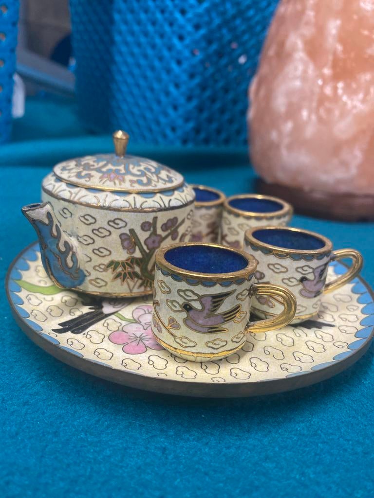 Miniatuur theeserviesje, Antiek en Kunst, Antiek | Servies compleet, Ophalen