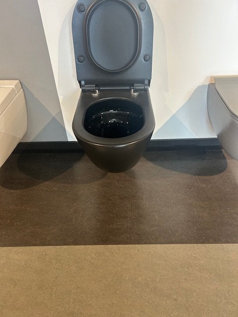 Toilet mat zwart, Niet ingevuld, Nieuw, Toilet, Niet ingevuld