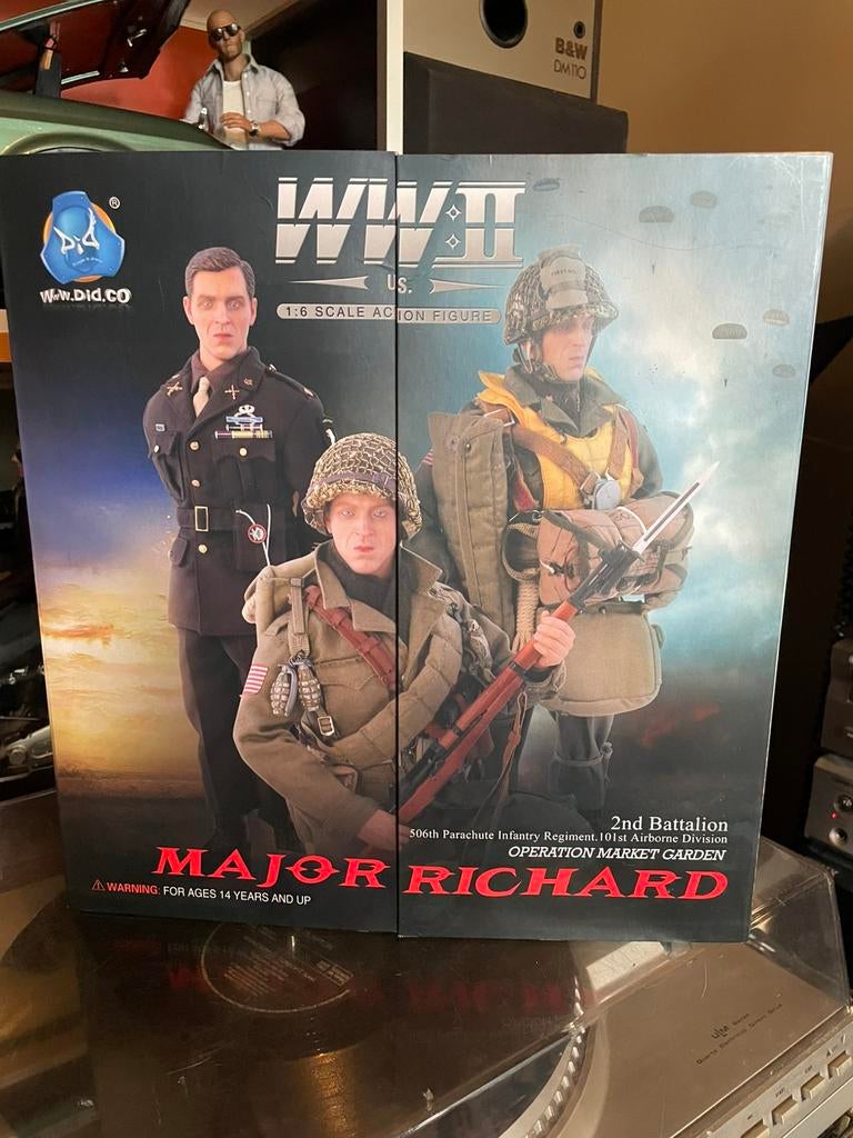 Did 1/6 Major Richard NIEUW!, Verzamelen, Ophalen of Verzenden, Amerika, Embleem of Badge