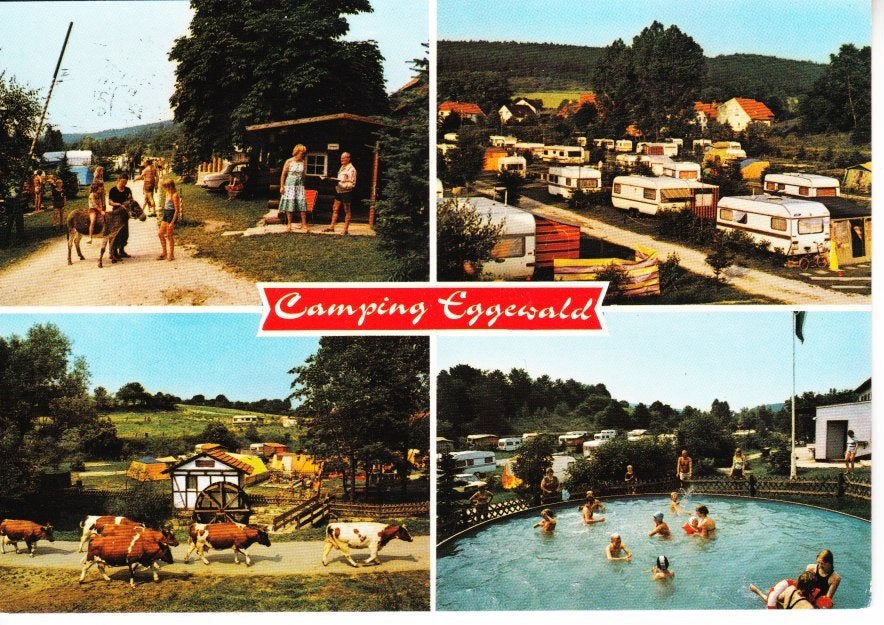 HORN-BAD MEINBERG,- Camping Eggewald. 16-09, Ophalen of Verzenden, 1960 tot 1980, Gelopen, Duitsland