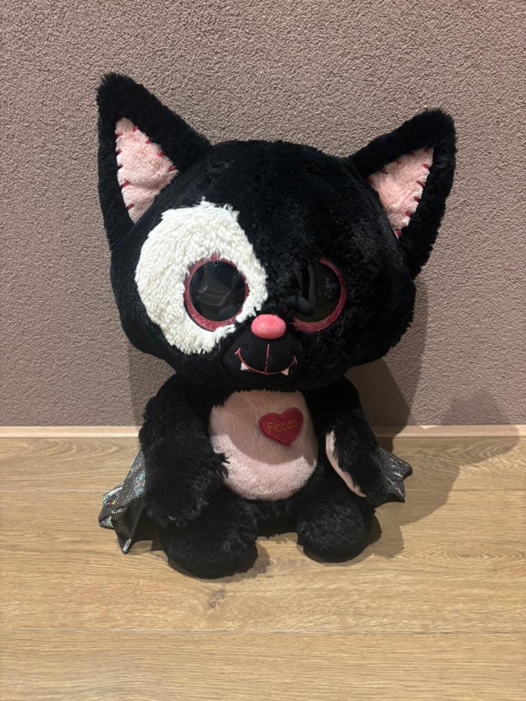 Minimoonis vleermuis knuffel groot Floodo, Gebruikt, Overige merken, Overige karakters, Overige typen