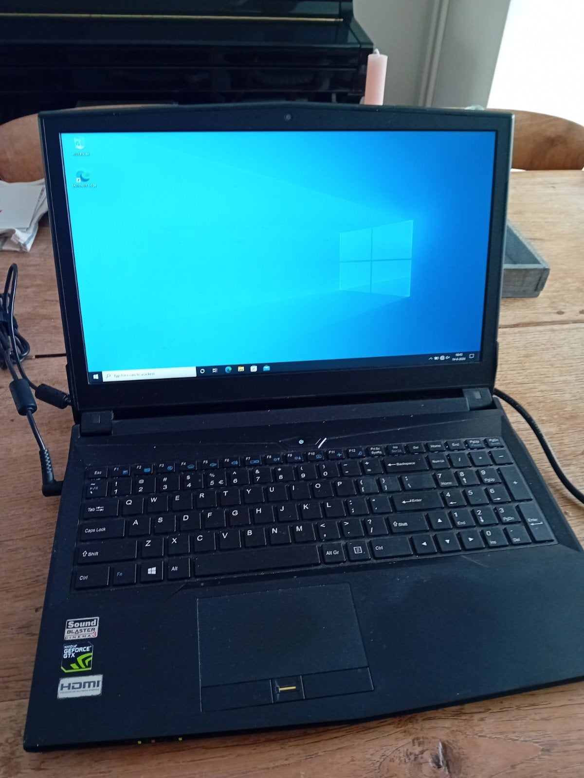 Gaming Laptop Raider N850HK1 - Batterij defect, Ophalen, Gebruikt, 2 tot 3 Ghz, 15 inch